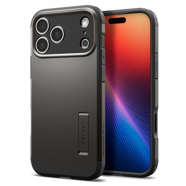 Spigen iPhone 17 Pro Cover Tough Armor T MagFit Gunmetal