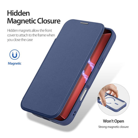 Dux Ducis iPhone 17 Pro Max/iPhone 18 Pro Max Cover Skin X Pro Series MagSafe Blå