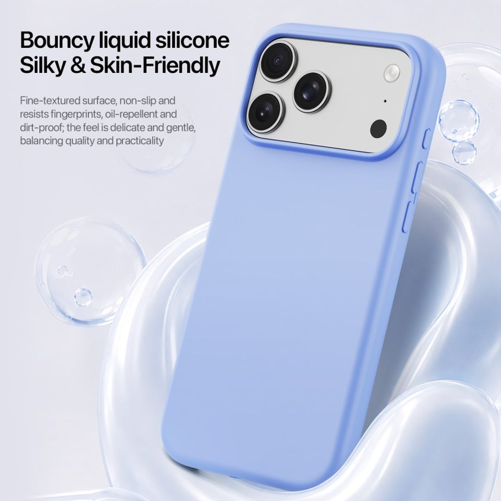 Dux Ducis iPhone 17 Pro/iPhone 18 Pro Cover Piel Series MagSafe Blå