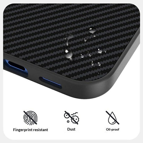 ABEEL Google Pixel 11 Pro Cover Kulfibertekstur MagSafe Sort