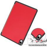 Samsung Galaxy Tab S12 Plus Etui Tri-Fold Pennfack Rød