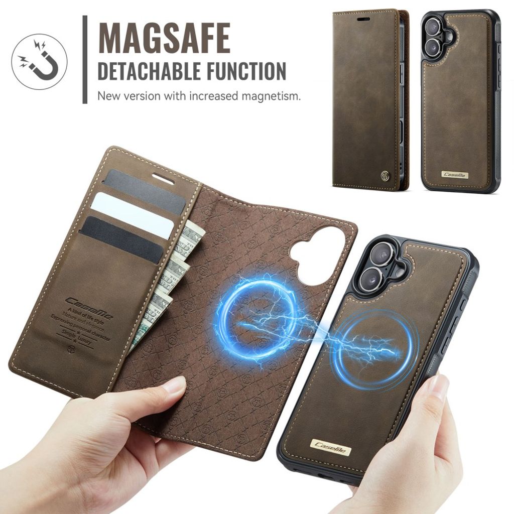 CaseMe iPhone 17 Etui C49 Series Brun