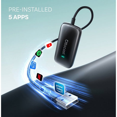 Ottocast Play2Video Ultra Trådløs CarPlay/Android Auto Adapter Alt-i-1