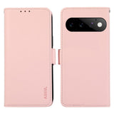 ABEEL Google Pixel 11/Pixel 11 Pro Etui RFID-beskyttelse Lyserød