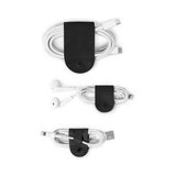 Twelve South CableSnap Kabelholder Ægte Læder Sort