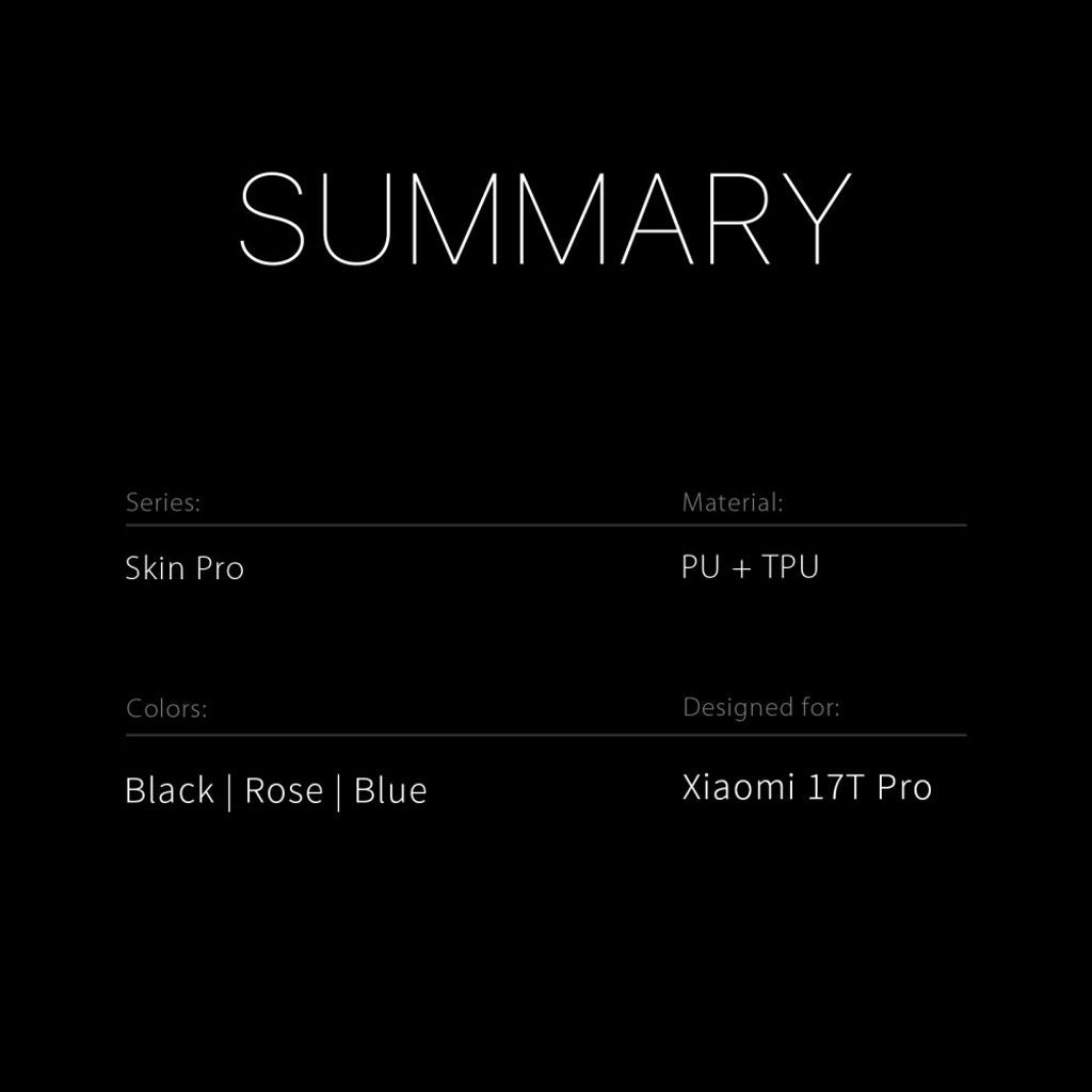 Dux Ducis Xiaomi 17T Pro Etui Skin Pro Series Sort
