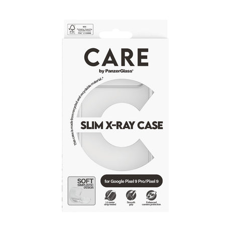 CARE by PanzerGlass Google Pixel 9/Google Pixel 9 Pro Cover X-Ray Klar