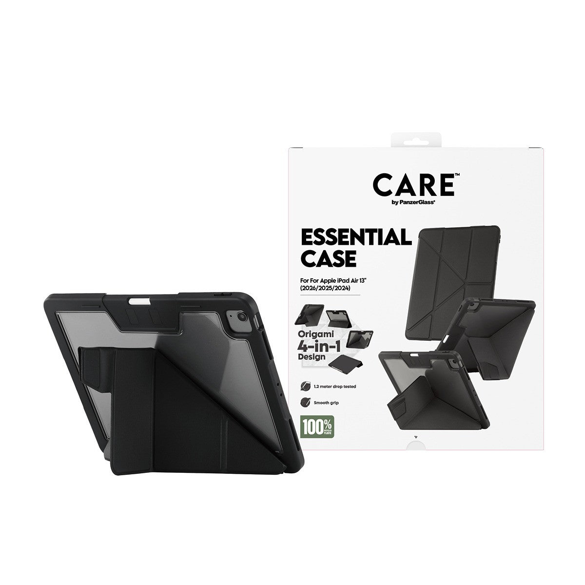 CARE by PanzerGlass iPad Air 13 (M2/M3/M4) Etui Essential Case Sort