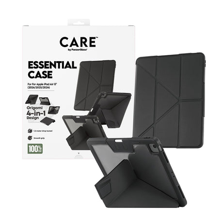 CARE by PanzerGlass iPad Air 13 (M2/M3/M4) Etui Essential Case Sort