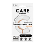 CARE by PanzerGlass iPhone 16 Pro Cover Urban Combat MagSafe Peachy