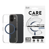CARE by PanzerGlass iPhone 16 Cover Urban Combat MagSafe Blå