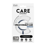 CARE by PanzerGlass iPhone 16 Cover Urban Combat MagSafe Blå