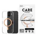 CARE by PanzerGlass iPhone 16 Cover Urban Combat MagSafe Peachy