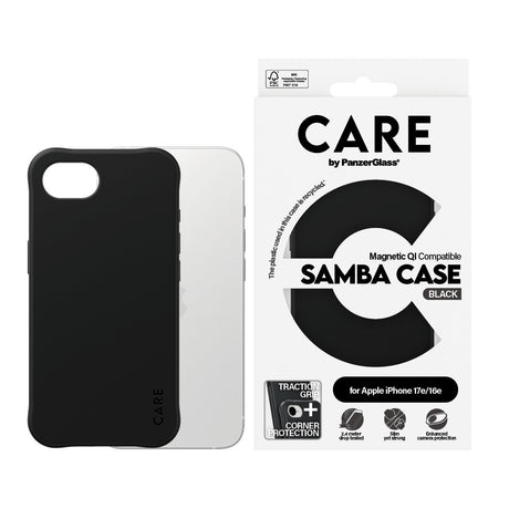 CARE by PanzerGlass iPhone 16e/iPhone 17e Cover Samba MagSafe Sort