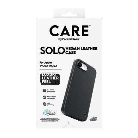 CARE by PanzerGlass iPhone 16e/iPhone 17e Cover Solo MagSafe Sort