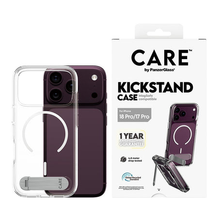 CARE by PanzerGlass iPhone 17 Pro/iPhone 18 Pro Cover Kickstand MagSafe Klar