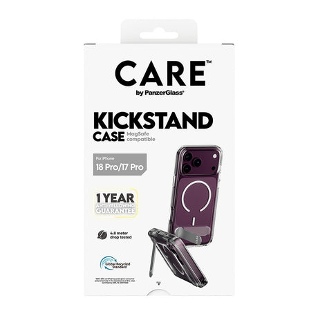 CARE by PanzerGlass iPhone 17 Pro/iPhone 18 Pro Cover Kickstand MagSafe Klar