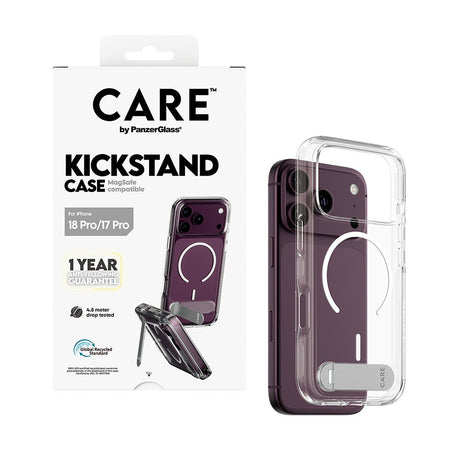 CARE by PanzerGlass iPhone 17 Pro/iPhone 18 Pro Cover Kickstand MagSafe Klar