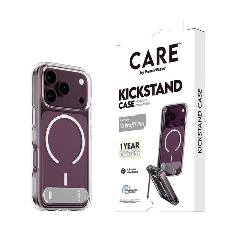 CARE by PanzerGlass iPhone 17 Pro/iPhone 18 Pro Cover Kickstand MagSafe Klar