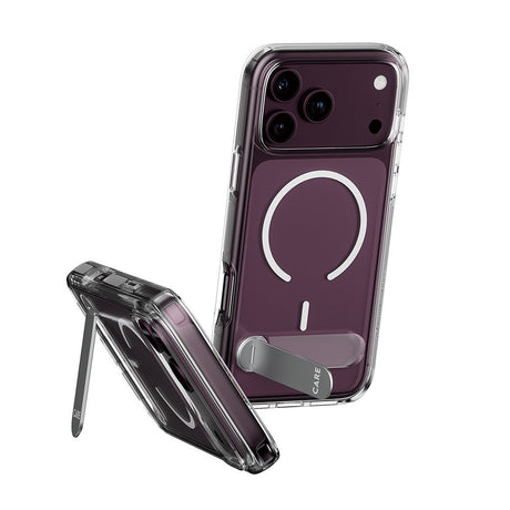 CARE by PanzerGlass iPhone 17 Pro Max/iPhone 18 Pro Max Cover Kickstand MagSafe Klar