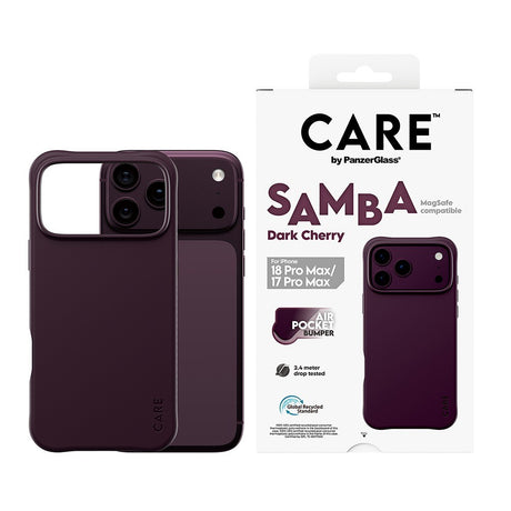 CARE by PanzerGlass iPhone 17 Pro Max/iPhone 18 Pro Max Cover Samba MagSafe Cherry