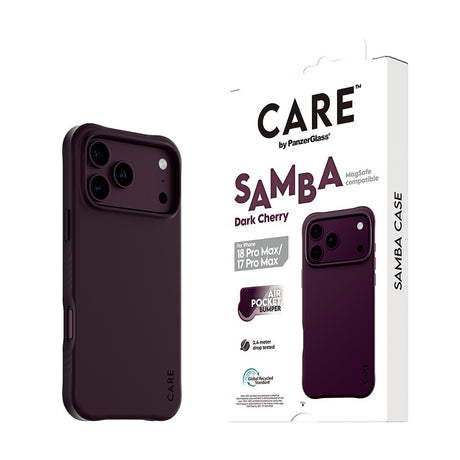 CARE by PanzerGlass iPhone 17 Pro Max/iPhone 18 Pro Max Cover Samba MagSafe Cherry
