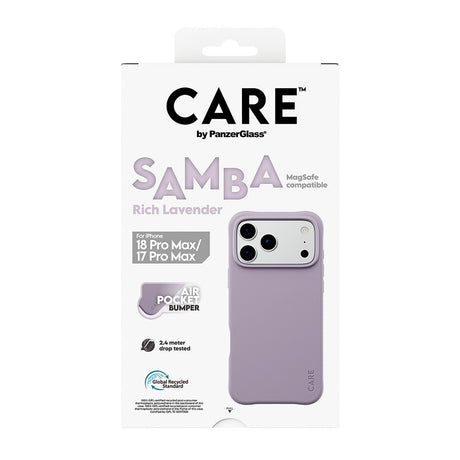 CARE by PanzerGlass iPhone 17 Pro Max/iPhone 18 Pro Max Cover Samba MagSafe Lavender