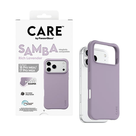 CARE by PanzerGlass iPhone 17 Pro Max/iPhone 18 Pro Max Cover Samba MagSafe Lavender