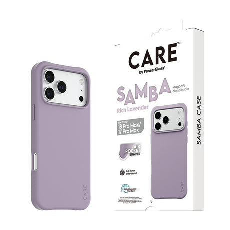 CARE by PanzerGlass iPhone 17 Pro Max/iPhone 18 Pro Max Cover Samba MagSafe Lavender