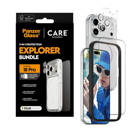 CARE by PanzerGlass iPhone 18 Pro 3-in-1 Explorer Bundle