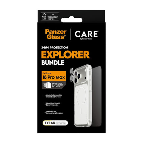 CARE by PanzerGlass iPhone 18 Pro Max 3-in-1 Explorer Bundle