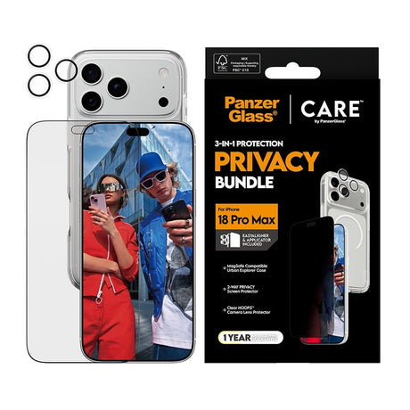 CARE by PanzerGlass iPhone 18 Pro Max 3-in-1 Explorer Bundle Privacy