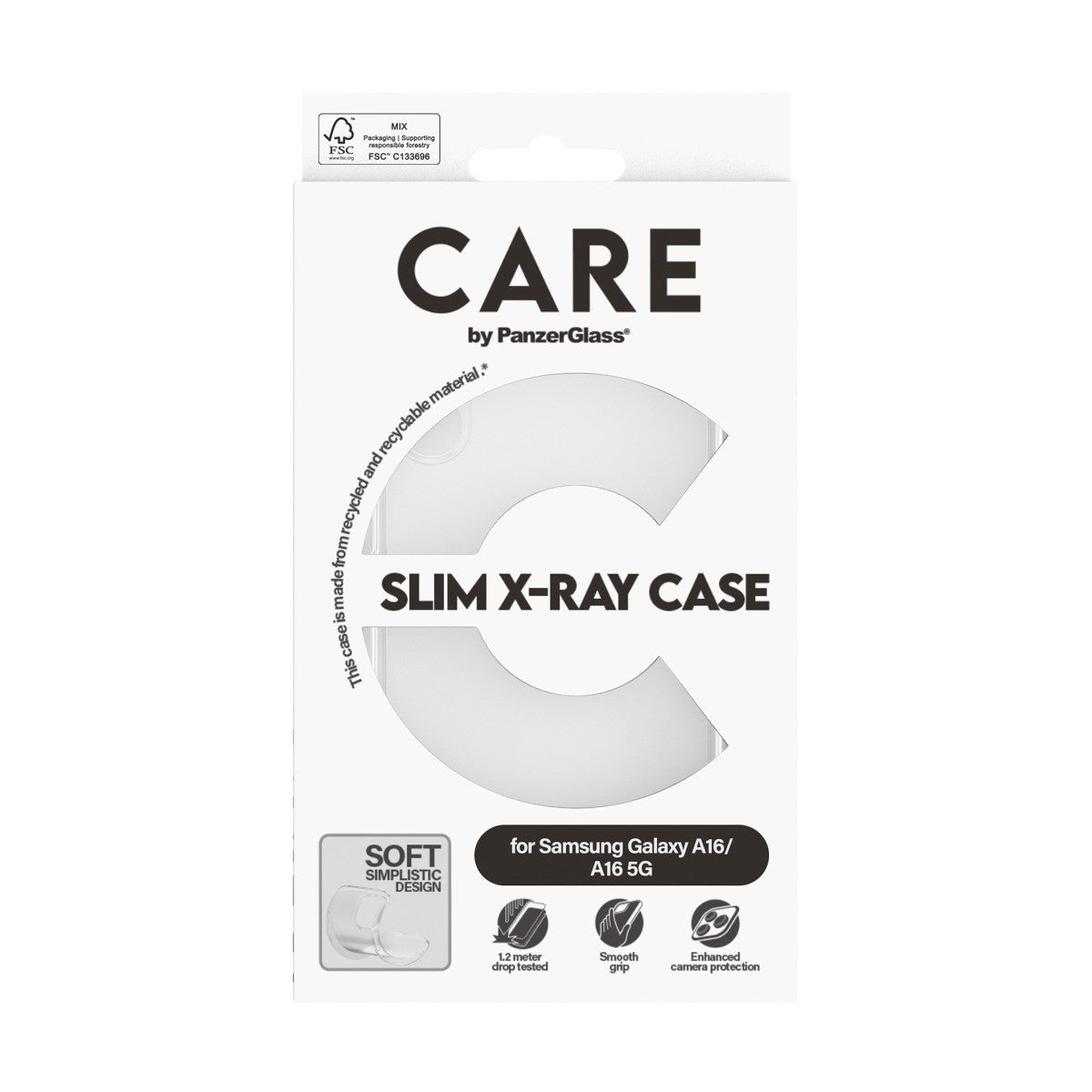 CARE by PanzerGlass Samsung Galaxy A16 Cover X-Ray Klar