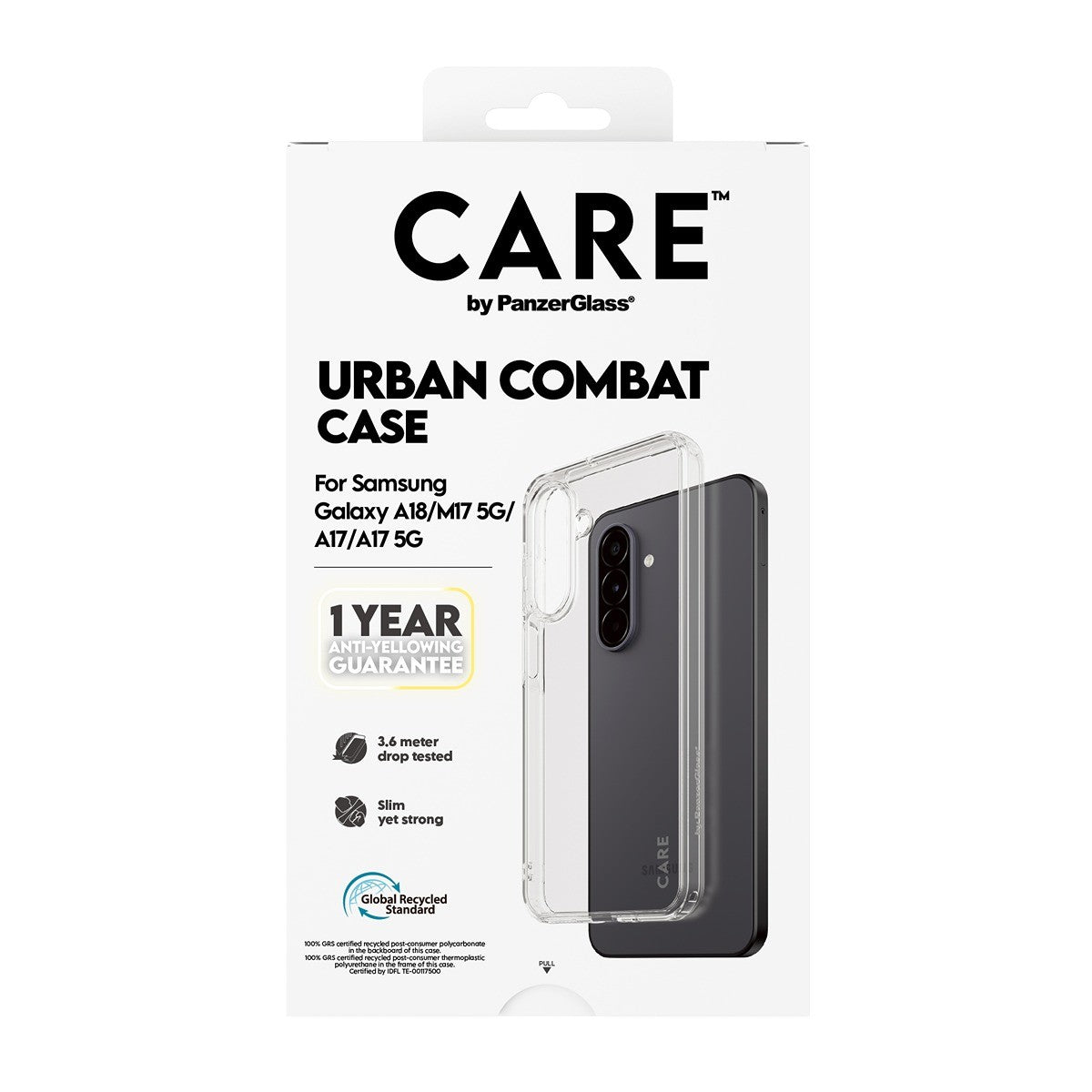 CARE by PanzerGlass Samsung Galaxy A17/A18 Cover Urban Combat Klar
