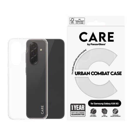 CARE by PanzerGlass Samsung Galaxy A36 Cover Urban Combat Klar