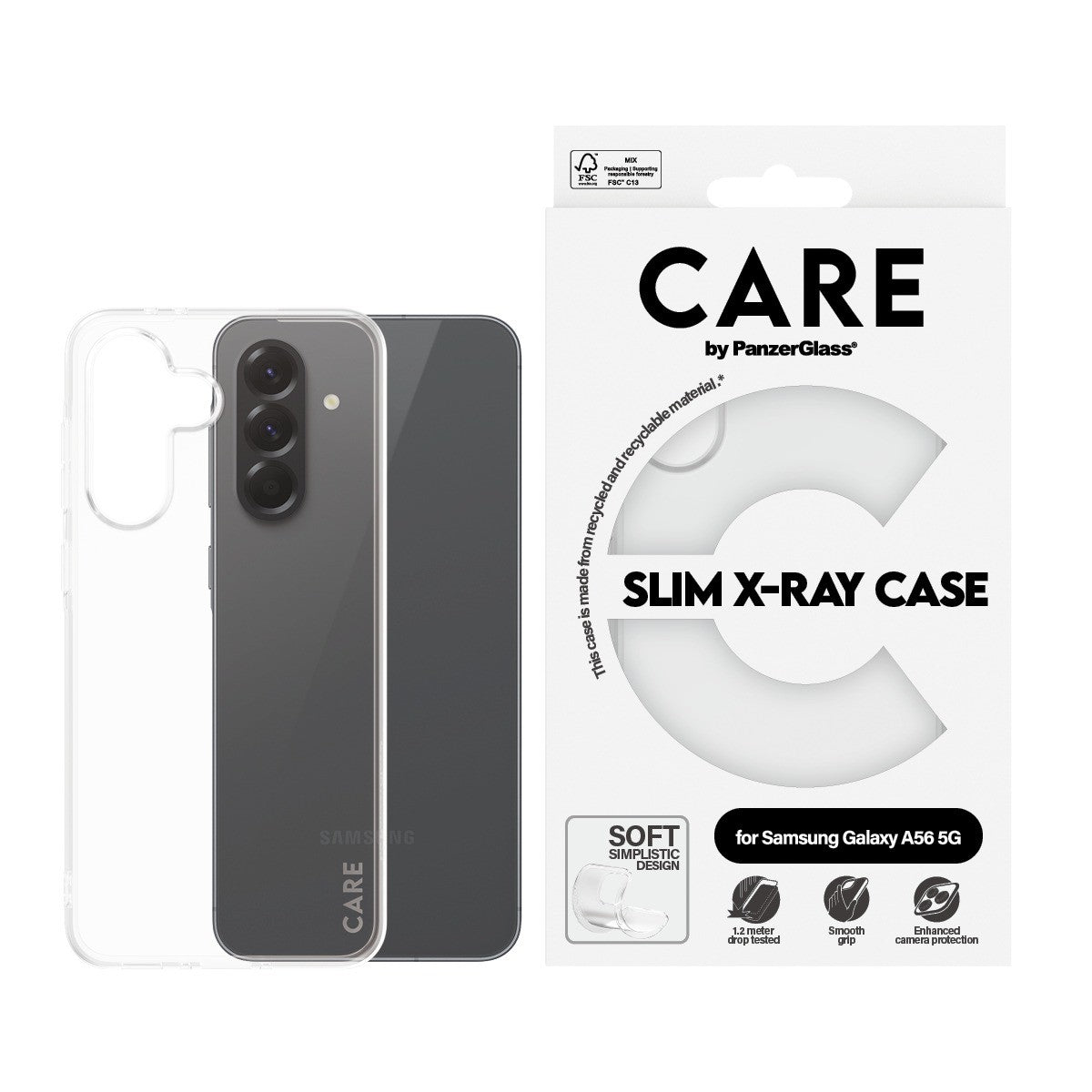 CARE by PanzerGlass Samsung Galaxy A56 Cover X-Ray Klar