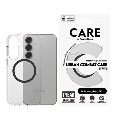 CARE by PanzerGlass Samsung Galaxy S25 Plus Cover Urban Combat MagSafe Sort