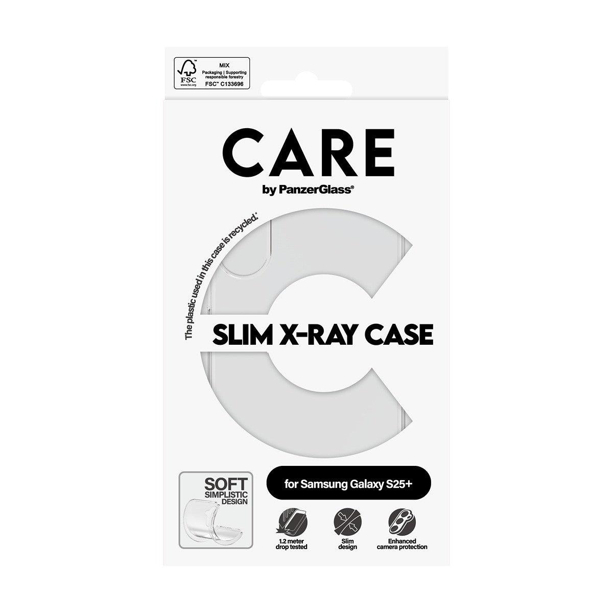 CARE by PanzerGlass Samsung Galaxy S25 Plus Cover X-Ray Klar
