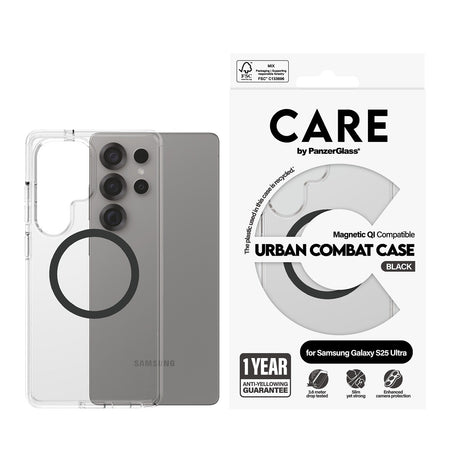 CARE by PanzerGlass Samsung Galaxy S25 Ultra Cover Urban Combat MagSafe Sort
