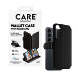 CARE by PanzerGlass Samsung Galaxy S26 FE Etui Wallet Kickstand Sort
