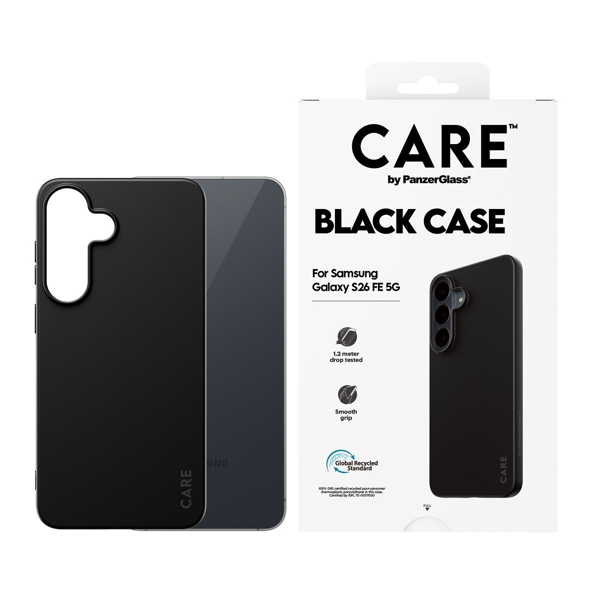 CARE by PanzerGlass Samsung Galaxy S26 FE Cover TPU Sort