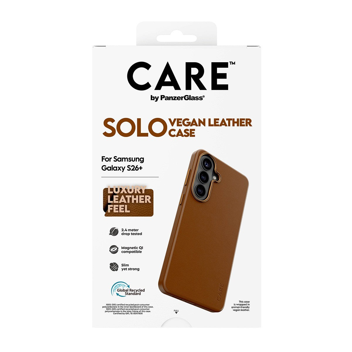 CARE by PanzerGlass Samsung Galaxy S26 Plus Cover Solo MagSafe Brun