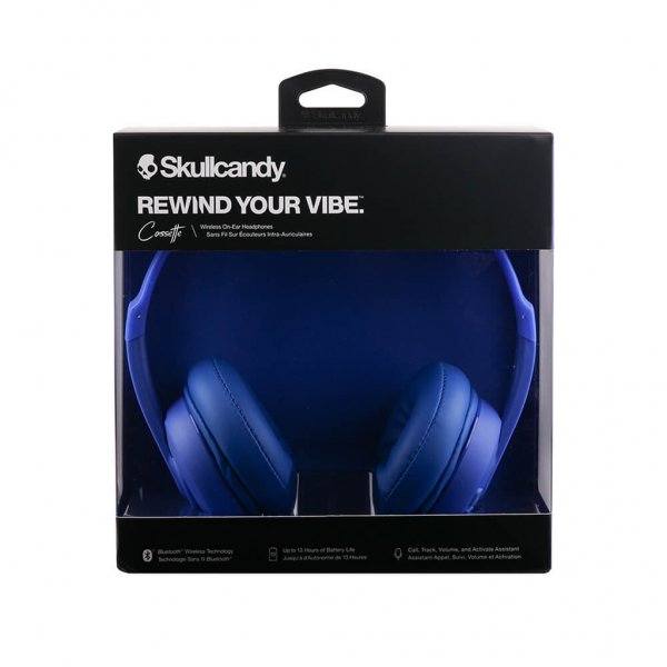 Skullcandy Cassette Hovedtelefoner On-Ear Blå