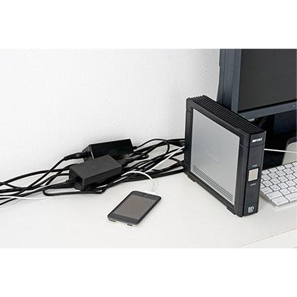 Bluelounge Cablebox Mini Kabelboks Sort