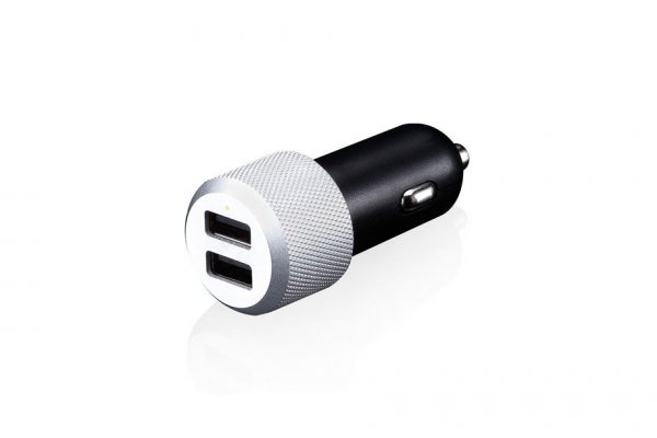 Just Mobile Billader Og Lightning Kabel Highway Max Sort Sølv