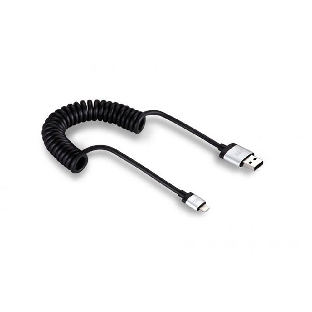 Just Mobile Billader Og Lightning Kabel Highway Max Sort Sølv