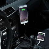 Just Mobile USB Highway Max Biloplader Sort Sølv