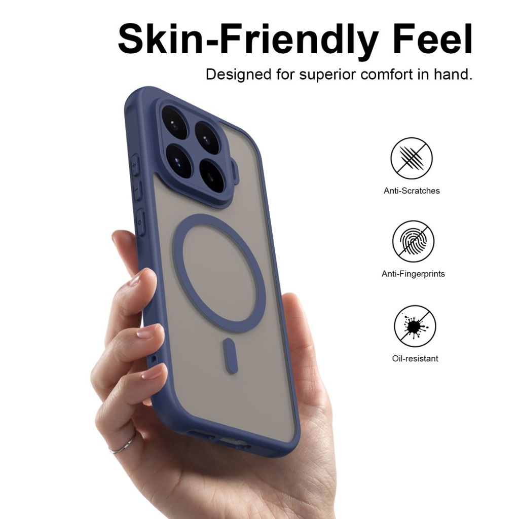 Xiaomi 17T Cover Frostet MagSafe Blå