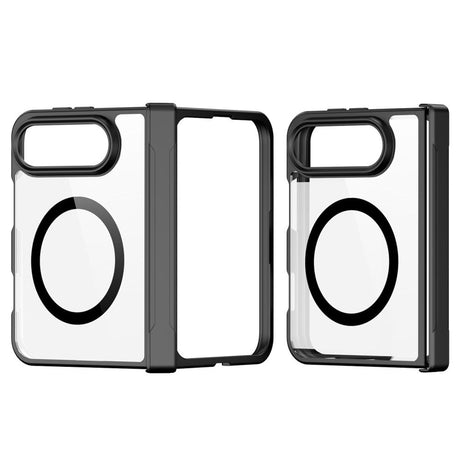 Dux Ducis iPhone Duo Cover med Gångjärnsskydd Aimo Series MagSafe Sort