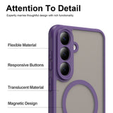 Samsung Galaxy S26 FE Cover Frostad MagSafe Lilla